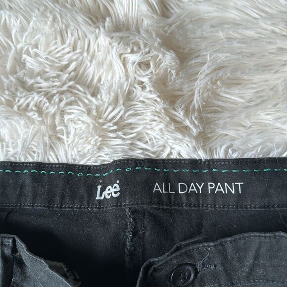 Lee Black ‘All Day Pant’ Pants Bootcut Slacks Size 18W 18 - Picture 6 of 6
